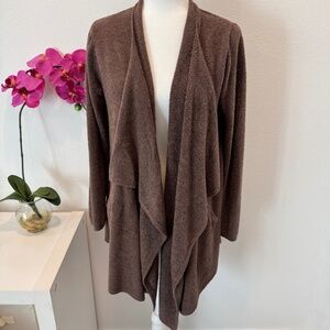 BAREFOOT DREAMS Women’s CozyChic Lite Cardigan Sweater L/XL